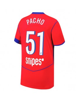 Billige Paris Saint-Germain Willian Pacho #51 Tredjedrakt 2025-26 Kortermet